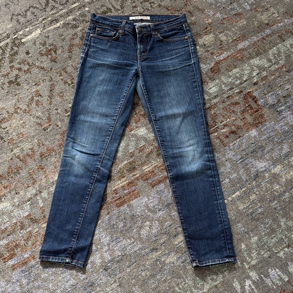 J Brand Dark Blue Skinny Jeans